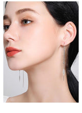 S925 Sterling Silver Leaf Earline Girl – Gifts for Kids — 3