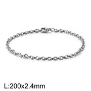 Fashion European And American O-shaped Stainless Steel – Stylish Gifts — 5