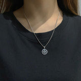 Irregular Face Necklace Pendant Titanium Steel – Jewelry Gift Ideas — 1