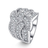 Rotating Ring Inlaid With Superbleach Zircon Full – Gift Ideas — 1
