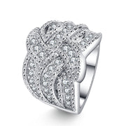 Rotating Ring Inlaid With Superbleach Zircon Full – Gift Ideas — 1