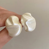 Artsy White Pearl Earring Girl – Jewelry Gift Ideas — 5