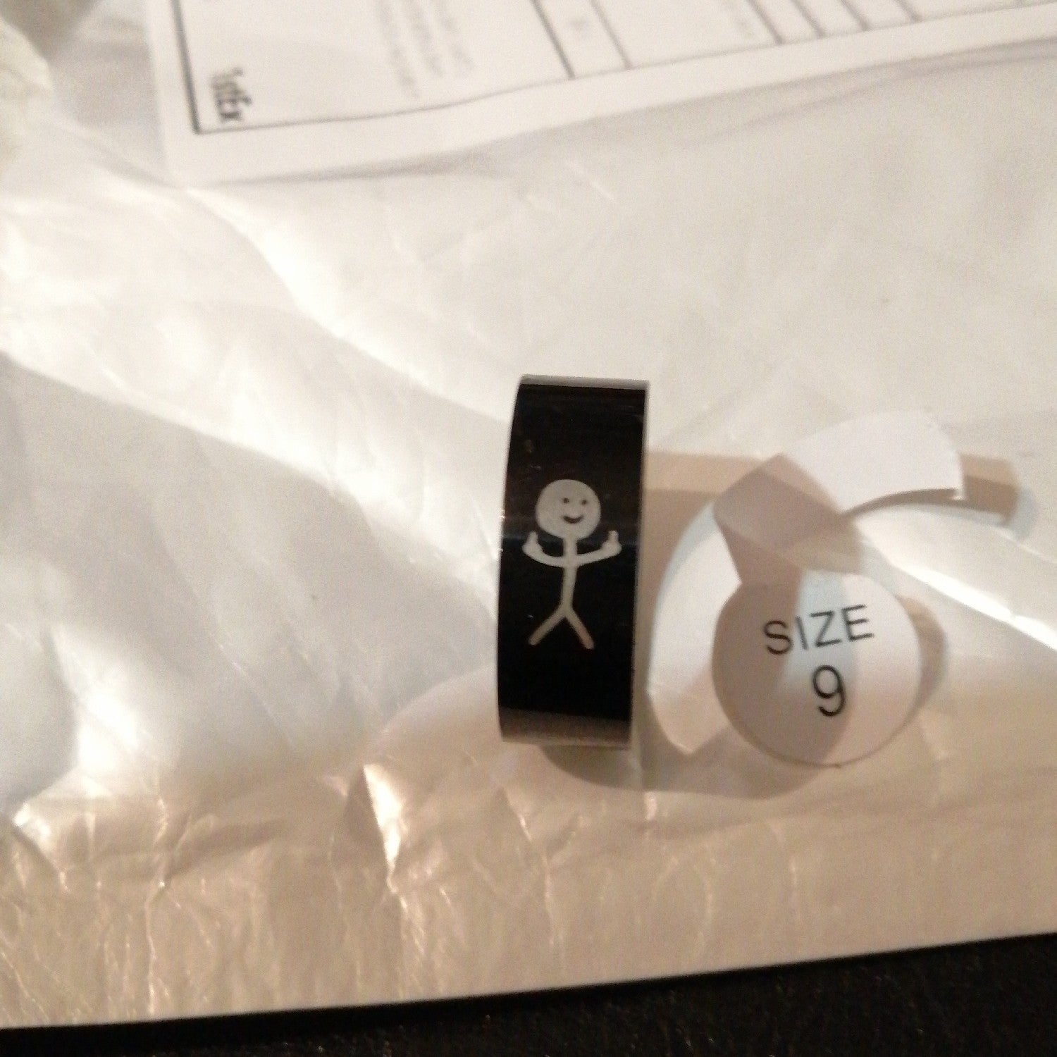 Stainless Steel Personality Couple Graffiti Ring – Gifts for Couples — 1