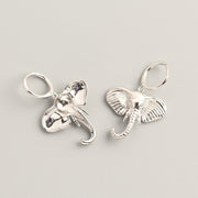 S925 Silver Elephant Earrings With Silver Earrings – Gifts for Her — 5
