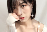 Velvet Long Cute Sweet Fluffy ball Earrings – Meaningful Gifts — 4