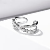 Sterling Silver Ring Fashion Creative Geometric Type – Stylish Gifts — 4