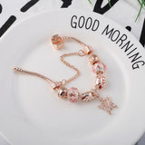 Fashion Love Geometric Rose Gold Bracelet Women's – Jewelry Gift Ideas — 2