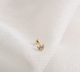 Threaded Crown Zircon Simple Wild Earrings – Surprise Gifts — 2