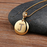 Necklace Glossy Diamonds 26 English Letters – Jewelry Gift Ideas — 4