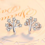 S925 sterling silver Christmas tree earrings – Gift Ideas — 3