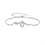 Bracelet Sterling Silver S925 White Gold Plated – Jewelry Gift Ideas — 4