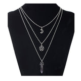 Hexagonal column natural necklace – Jewelry Gift Ideas — 1