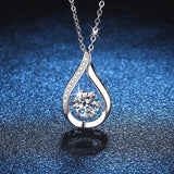 Pendant Smart Water Drop Diamond Necklace – Jewelry Gift Ideas — 3