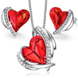 Angel Necklace Ear Stud Jewelry Suit Simple – Jewelry Gift Ideas — 8