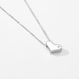 S925 Sterling Silver Cute Heart Shape Necklace – Jewelry Gift Ideas — 5