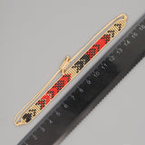 Antique Rice Bead Woven Illusion Geometric – Jewelry Gift Ideas — 6