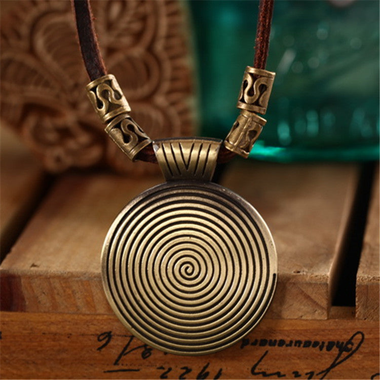 Literary simple leather rope loop – Meaningful Gifts — 1