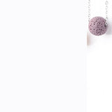 Simple Wild Volcanic Stone Round Bead Necklace – Jewelry Gift Ideas — 8
