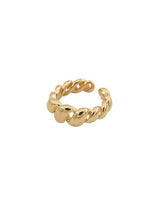 Shirt Croissant Open Index Finger S925 Silver Ring – Everyday Gifts — 2