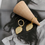 Fashion Leaf Shape S925 Sterling Silver Earrings – Stylish Gifts — 3