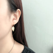 Fashion Leaf Shape S925 Sterling Silver Earrings – Stylish Gifts — 1