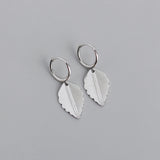 Fashion Leaf Shape S925 Sterling Silver Earrings – Stylish Gifts — 5