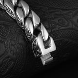 Fashion Men Titanium Steel Bracelet Lace Totem – Stylish Gifts — 2