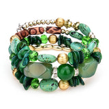 Colorful Natural Stone Turquoise Beaded Bracelet – Jewelry Gift Ideas — 5