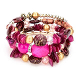 Colorful Natural Stone Turquoise Beaded Bracelet – Jewelry Gift Ideas — 4