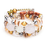 Colorful Natural Stone Turquoise Beaded Bracelet – Jewelry Gift Ideas — 3