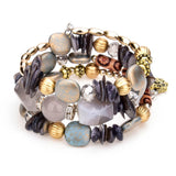 Colorful Natural Stone Turquoise Beaded Bracelet – Jewelry Gift Ideas — 8