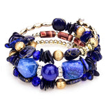 Colorful Natural Stone Turquoise Beaded Bracelet – Jewelry Gift Ideas — 7