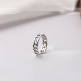 Simple Glossy Thai Silver Wide Face Knuckle Ring – Unique Gift Ideas — 2