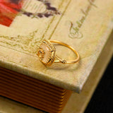 Palace Style Elegant Cut Flower Ring – Stylish Gifts — 5