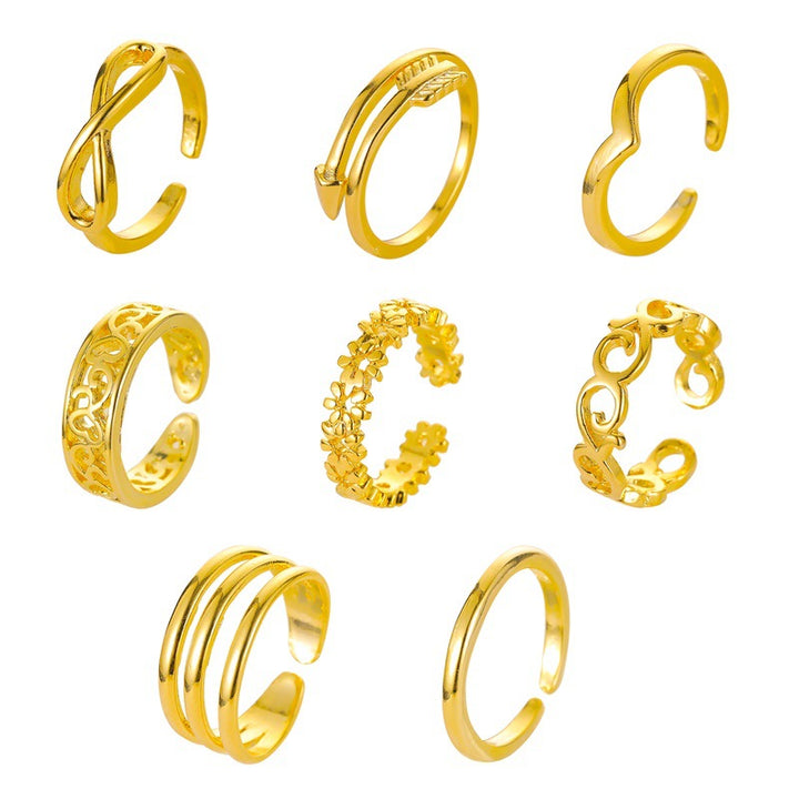 Simple Opening Adjustable Foot Ring Set – Holiday Gift Ideas — 1