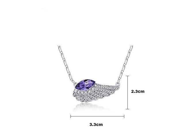 Full Diamond Horse Eye Crystal Necklace Tears – Jewelry Gift Ideas — 1
