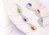 Full Diamond Horse Eye Crystal Necklace Tears – Jewelry Gift Ideas — 2