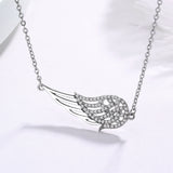 Fashion Sterling Silver Angel Wings Necklace – Jewelry Gift Ideas — 3