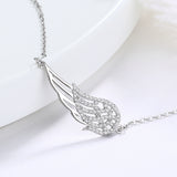Fashion Sterling Silver Angel Wings Necklace – Jewelry Gift Ideas — 5