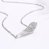 Fashion Sterling Silver Angel Wings Necklace – Jewelry Gift Ideas — 4
