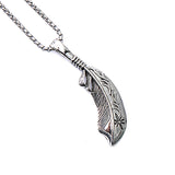 Feather Pendant Men's Hip Hop Fashion Necklace – Jewelry Gift Ideas — 2