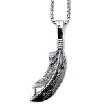 Feather Pendant Men's Hip Hop Fashion Necklace – Jewelry Gift Ideas — 3
