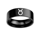 Twelve Constellation Rings Stainless Steel Male – Gifts for Her — 10