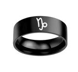 Twelve Constellation Rings Stainless Steel Male – Gifts for Her — 3