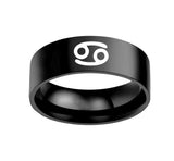 Twelve Constellation Rings Stainless Steel Male – Gifts for Her — 6