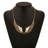 Diamond Angel Wing Necklace Short Style Fake – Jewelry Gift Ideas — 1