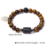Twelve Constellation Tree of Life Black Gallstone – Jewelry Gift Ideas — 8