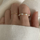 Handmade natural pearl millet Pearl Ring – Small Gift Ideas — 5