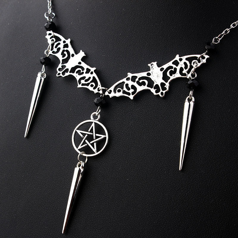 European And American Gothic Evil Bat Necklace – Jewelry Gift Ideas — 1