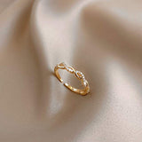 Korean Temperament Net Red Braided Twist Open Ring – Useful Gifts — 5